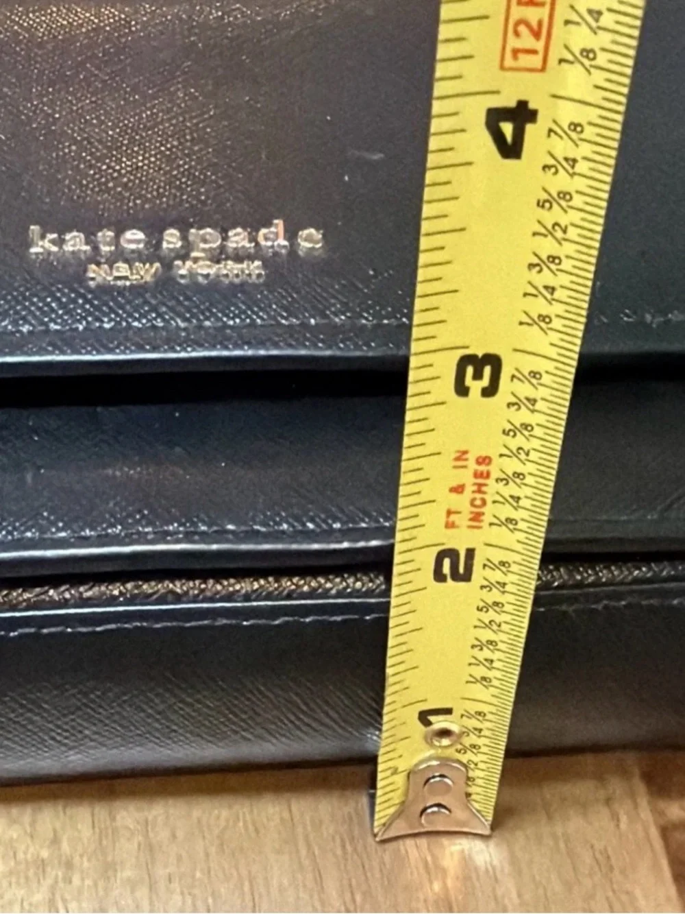 Kate Spade Black Small Crossbody Bag with Gold Chain EUC Youth